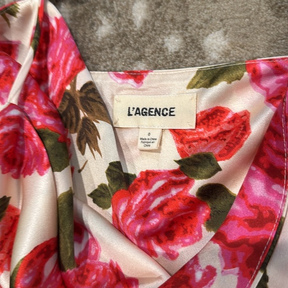 L'AGENCE Dawn & Rosewood Nyla Cowl Neck Midi Slip Dress. Size 0* - Picture 8 of 15